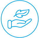 Icono de material sostenible